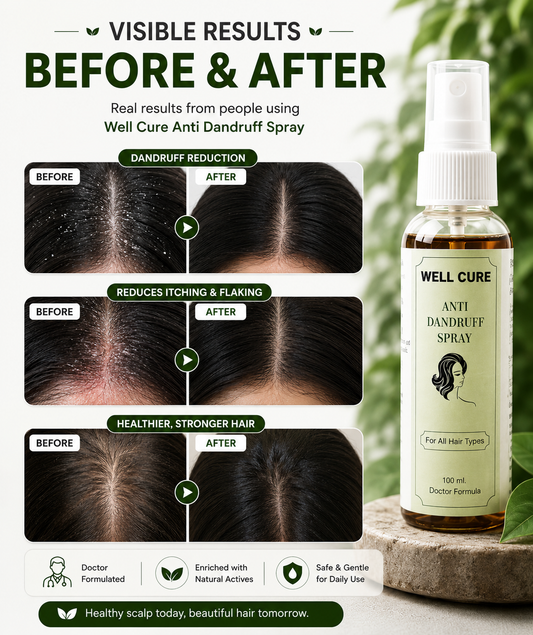 Well Cure Anti Dandruff Spray