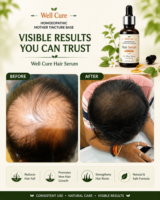 Well Cure Hair Serum – Homoeopathic Mother Tincture Base