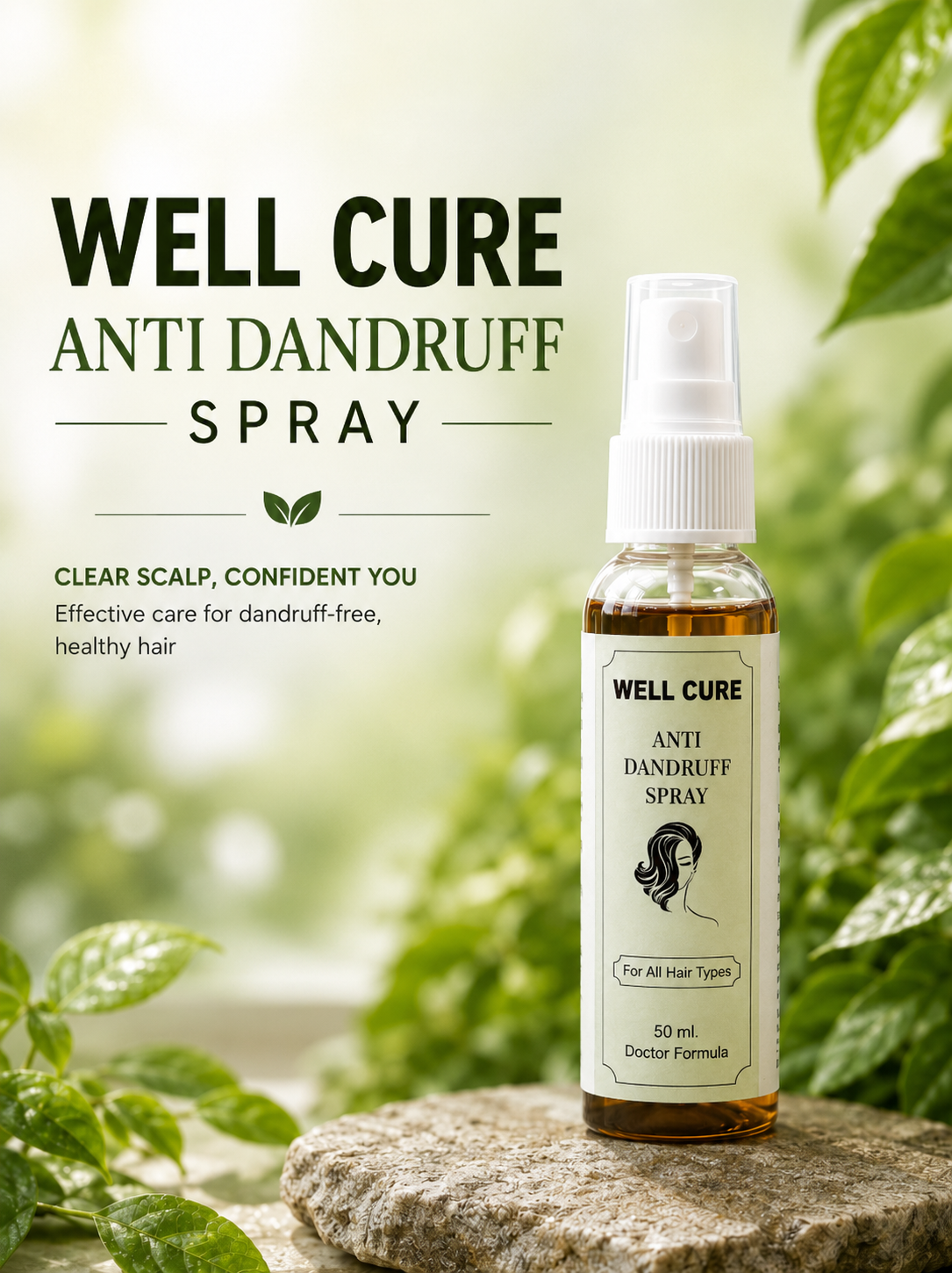 Well Cure Anti Dandruff Spray 50 ML