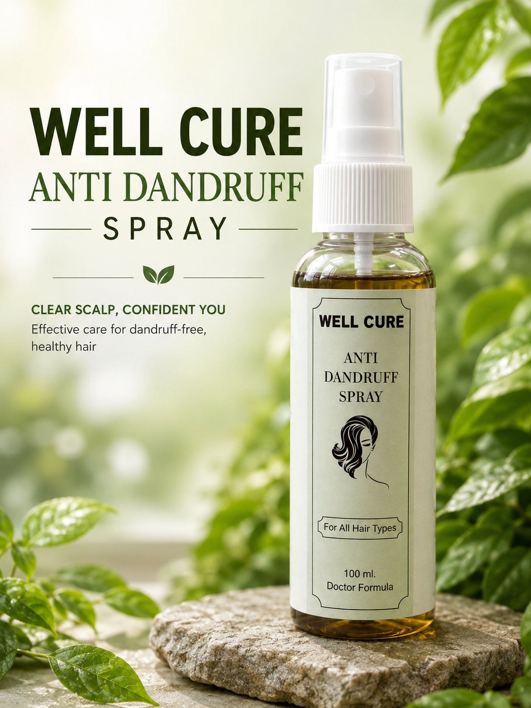 Well Cure Anti Dandruff Spray