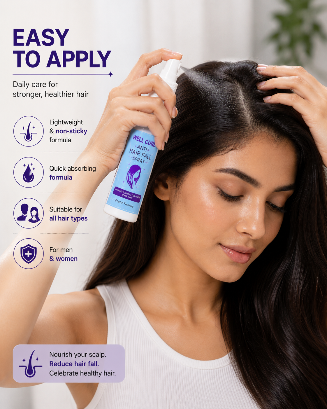 Well Cure Anti Hair Fall Spray